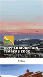 Mobile Screenshot of coppermountaintimbersedge.com